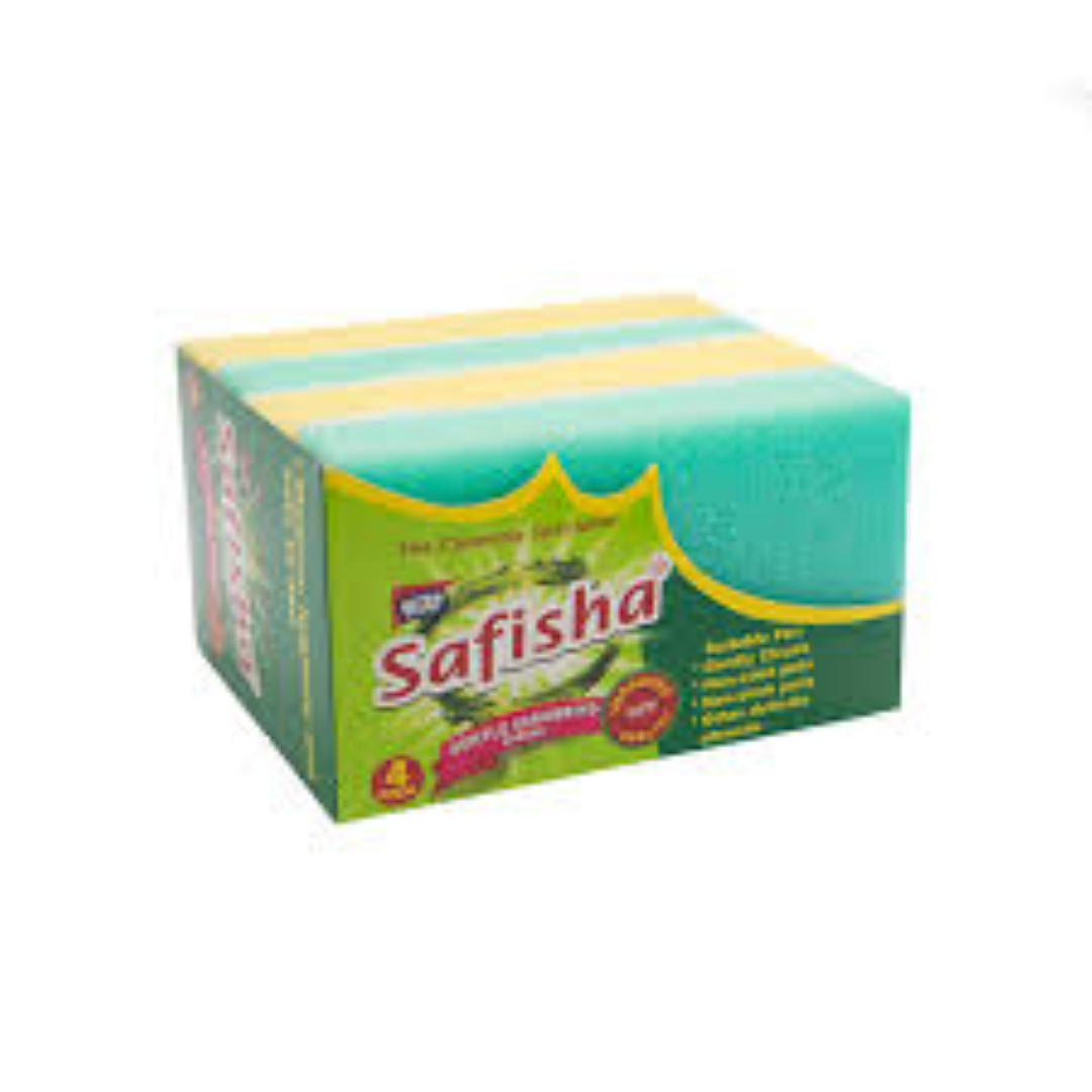 SAFISHA GENTLE SCRUBBING SPONGE 4'S